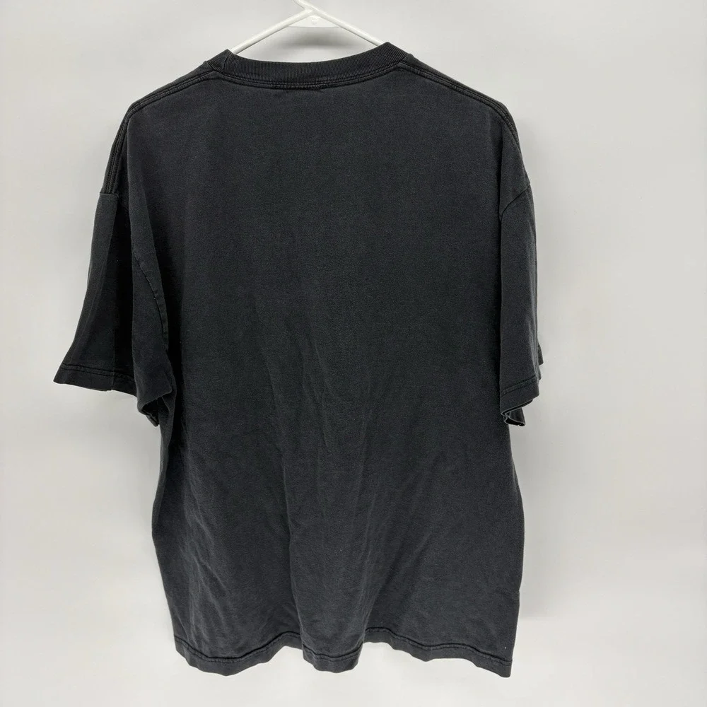 Vintage Pittsburgh Steelers‎ NFL Team Apparel Black T Shirt Football Men XL